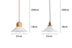 Alvara Vintage White Opaline Glass Flower LED Pendant Light With Brushed Brass Lamp Holder, Bulb Included | Knesse