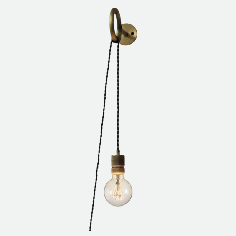Harrow Vintage Industrial Plug-In Wall Sconce | Knesse