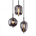 NoirLumen Pendant Lamp With Multiple Styles And Smoked Glass Bowls | Snurv