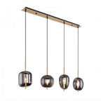 NoirLumen Pendant Lamp With Multiple Styles And Smoked Glass Bowls | Snurv