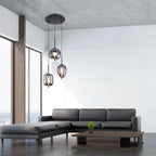 NoirLumen Pendant Lamp With Multiple Styles And Smoked Glass Bowls | Snurv