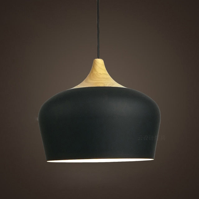 Aurelle Soft Pastel Collection Pendant Lamps in Metal and Wood | Knesse