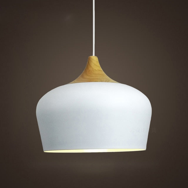 Aurelle Soft Pastel Collection Pendant Lamps in Metal and Wood | Knesse