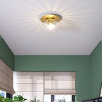 Globe Ceiling Light With Metal Plate | Knesse