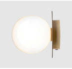 Globe Ceiling Light With Metal Plate | Knesse