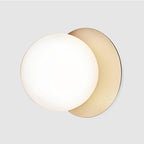 Globe Ceiling Light With Metal Plate | Knesse