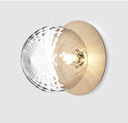 Globe Ceiling Light With Metal Plate | Knesse