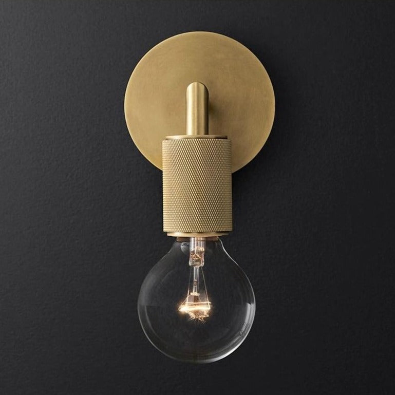 Marsten Retro Brass Wall Sconce | Knesse