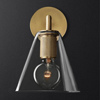 Marsten Retro Brass Wall Sconce | Knesse