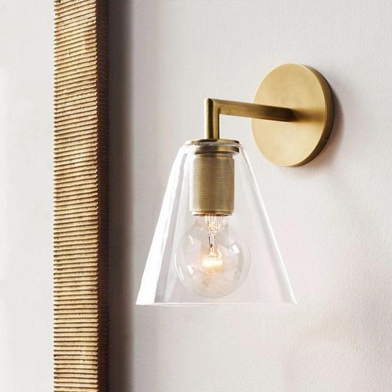 Marsten Retro Brass Wall Sconce | Knesse