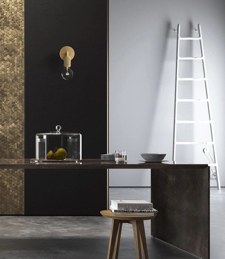 Marsten Retro Brass Wall Sconce | Knesse