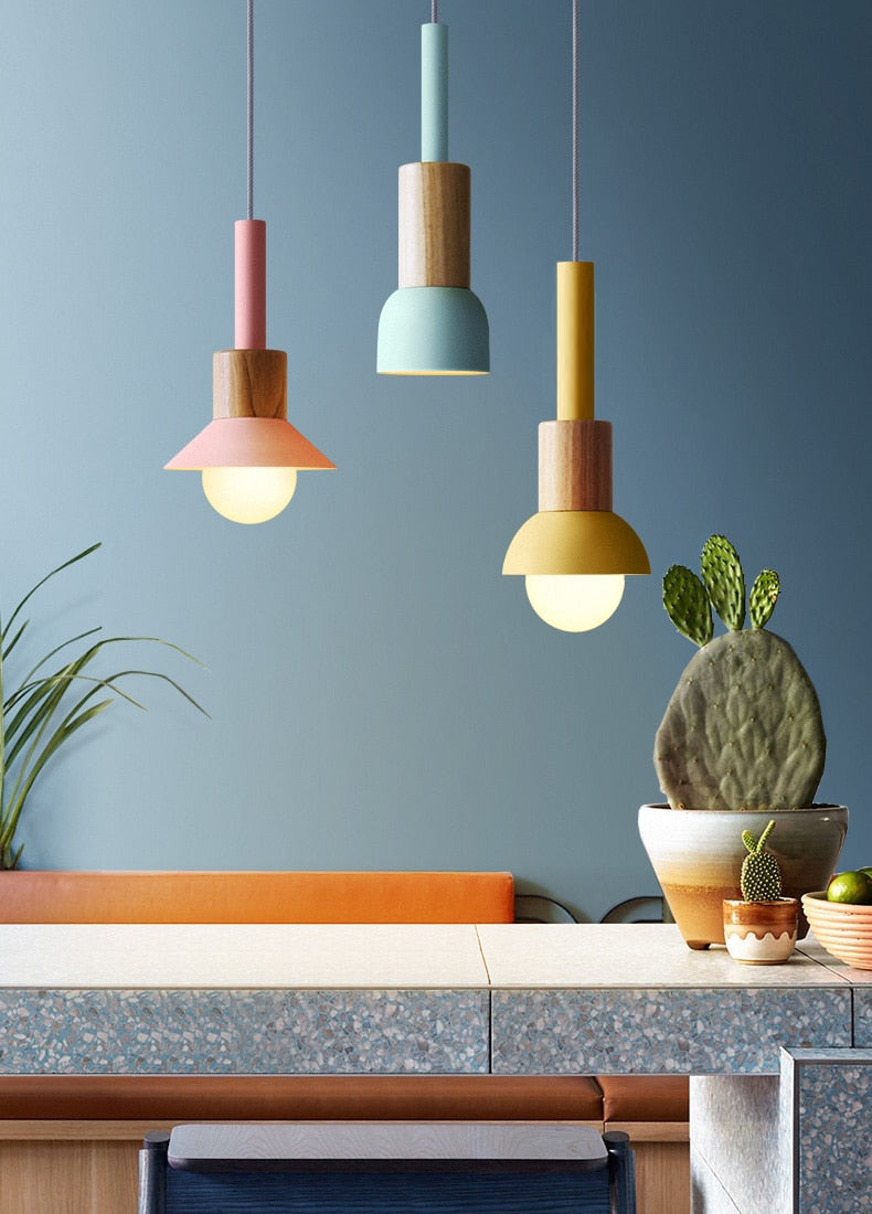 Liora Metal and Wood Pendant Lights | Knesse
