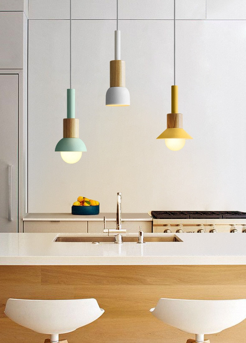 Liora Metal and Wood Pendant Lights | Knesse