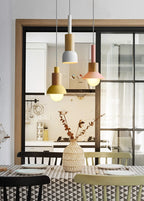 Liora Metal and Wood Pendant Lights | Knesse