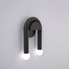 Arched Two-Light Metal Wall Sconce | Knesse