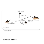 Marcen Rotating Arm Ceiling Light | Knesse