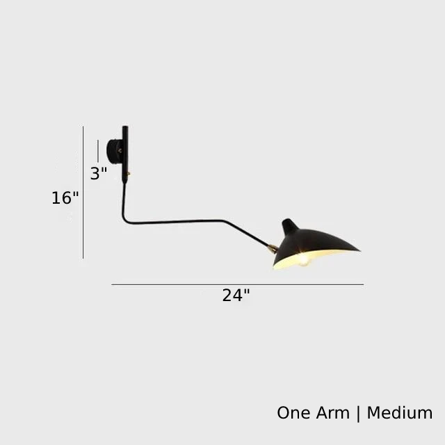 Marlo Duckbill Wall Light With Swing Arms | Knesse