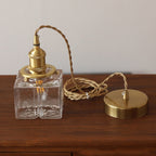 Aurielle Schmuck Glas Anhänger aus Messing | Knesse