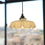 Elowen | Retro Draped Flower Glass Ceiling And Pendant Light | Knesse