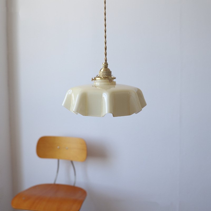Elowen | Retro Draped Flower Glass Ceiling And Pendant Light | Knesse