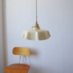Elowen | Retro Draped Flower Glass Ceiling And Pendant Light | Knesse