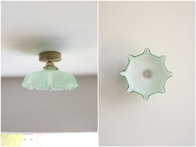 Elowen | Retro Draped Flower Glass Ceiling And Pendant Light | Knesse