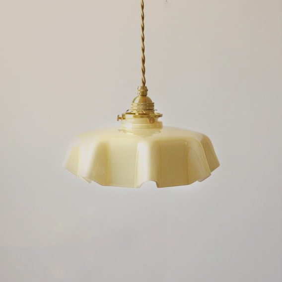 Elowen | Retro Draped Flower Glass Ceiling And Pendant Light | Knesse