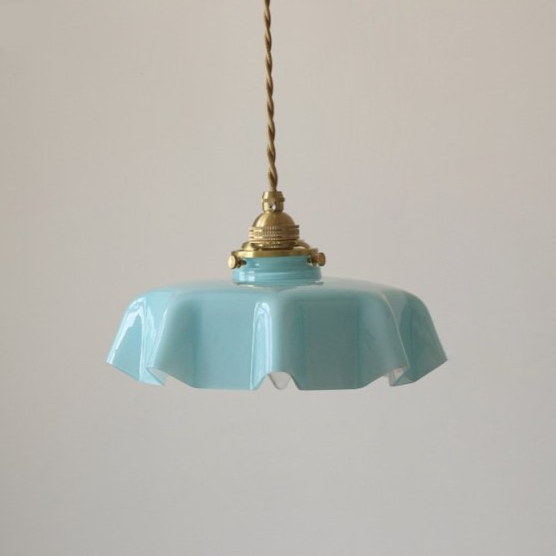 Elowen | Retro Draped Flower Glass Ceiling And Pendant Light | Knesse