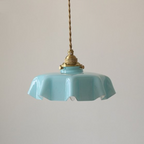 Elowen | Retro Draped Flower Glass Ceiling And Pendant Light | Knesse