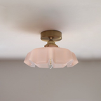 Elowen | Retro Draped Flower Glass Ceiling And Pendant Light | Knesse