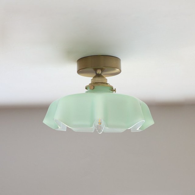 Elowen | Retro Draped Flower Glass Ceiling And Pendant Light | Knesse