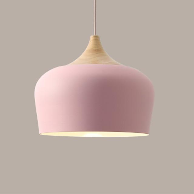 Aurelle Soft Pastel Collection Pendant Lamps in Metal and Wood | Knesse