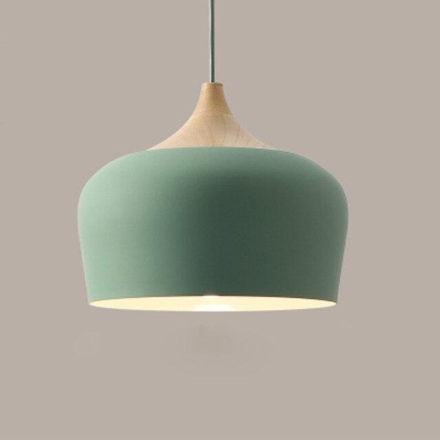 Aurelle Soft Pastel Collection Pendant Lamps in Metal and Wood | Knesse