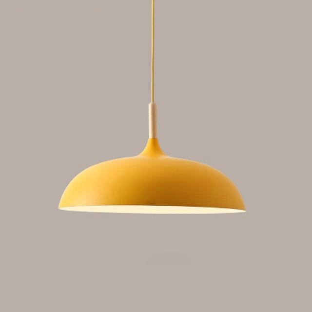 Aurelle Soft Pastel Collection Pendant Lamps in Metal and Wood | Knesse