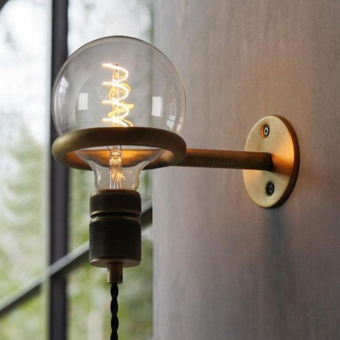 Harrow Vintage Industrial Plug-In Wall Sconce | Knesse